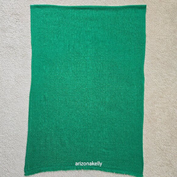 Accessories - NWOT Cashmere Woven Scarf Made In Nepal Kelly Green